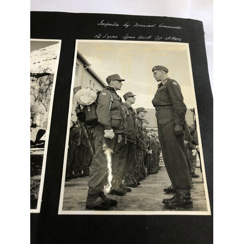 362 - Military Photograph album of Norway, includes military  photos, military scenes etc please see image... 