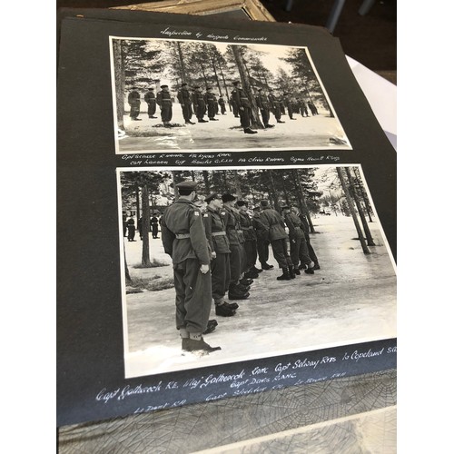 362 - Military Photograph album of Norway, includes military  photos, military scenes etc please see image... 