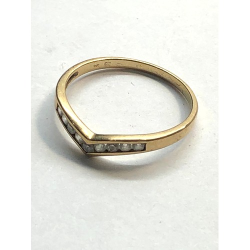 459 - 9ct gold stone set dress ring weight 1.2g please see images for details