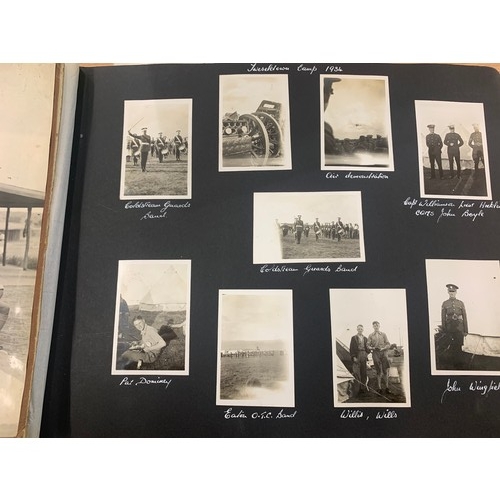 361A - Military Photograph album of UK, includes military  photos, military scenes etc please see images