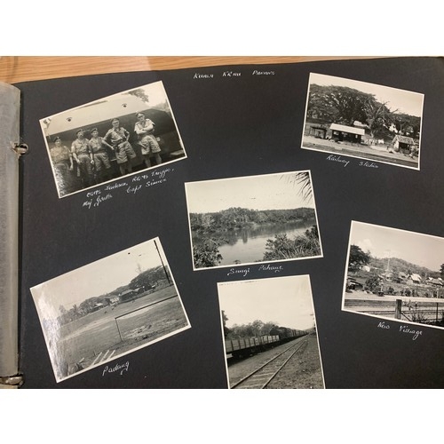 362A - Military Photograph album of Malaya, Austria, includes military  photos, military scenes etc please ... 