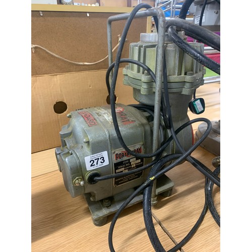 273 - Compressor, with air gauge, working order