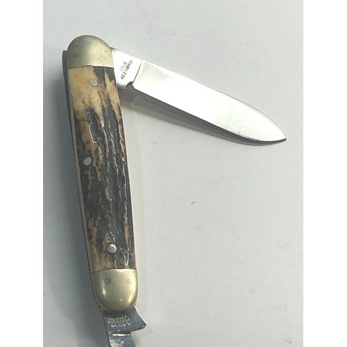 6 - Rare Stan Shaw Sheffied pocket knife twin knives measures when closed 8.4cm and 18cm when open pleas... 