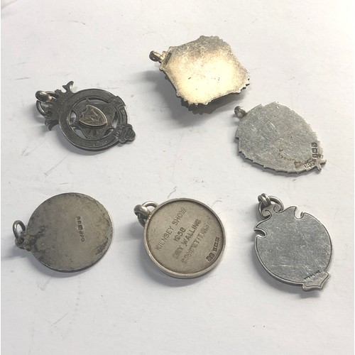 14 - Collection of silver fobs please see images for details