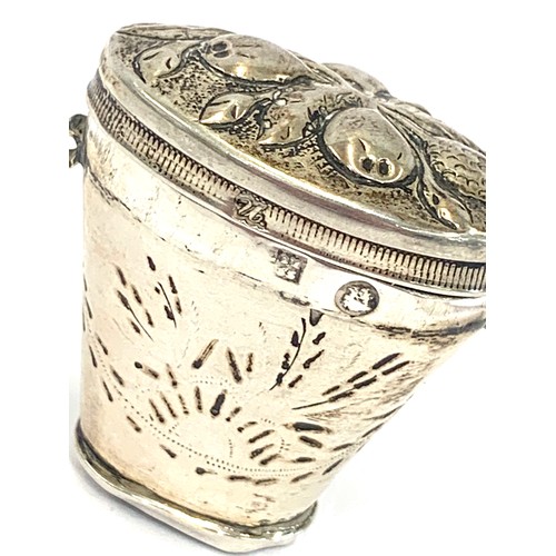 88 - Antique dutch silver box