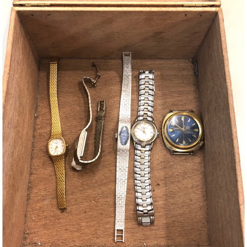 351 - Collection of vintage wristwatches and pocket watches, Smiths, Tissot, Sekonda etc