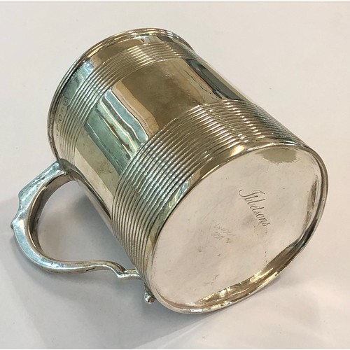 28 - Georgian silver tankard London 1811