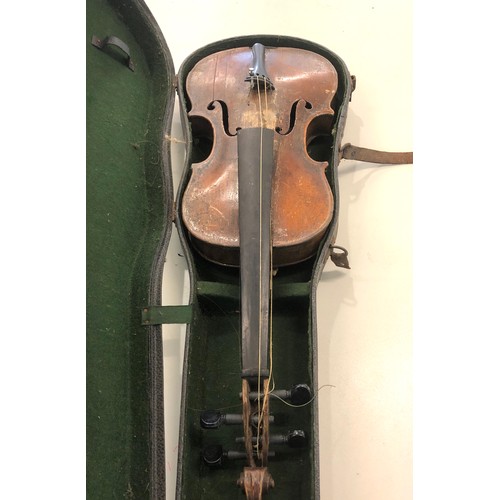 415 - Antique vintage HOPF violin in original case