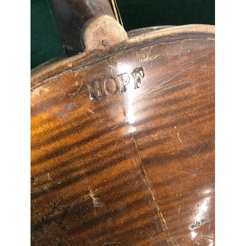 415 - Antique vintage HOPF violin in original case