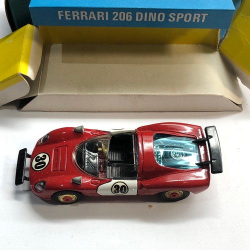 445 - Corgi 344 Ferrari Dino 206 Red Spot Hubs  in Original Box please see images for details