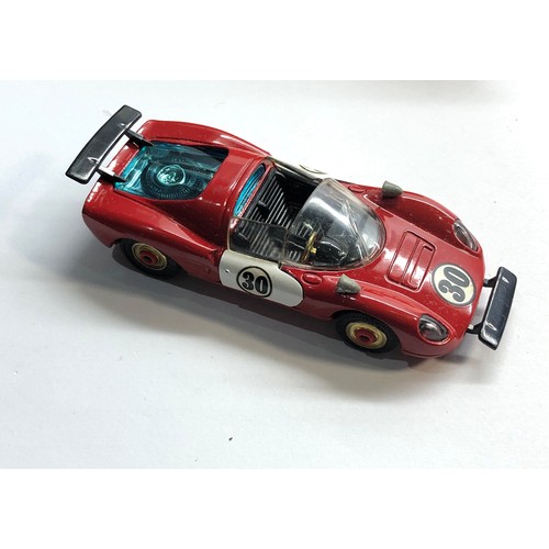 445 - Corgi 344 Ferrari Dino 206 Red Spot Hubs  in Original Box please see images for details