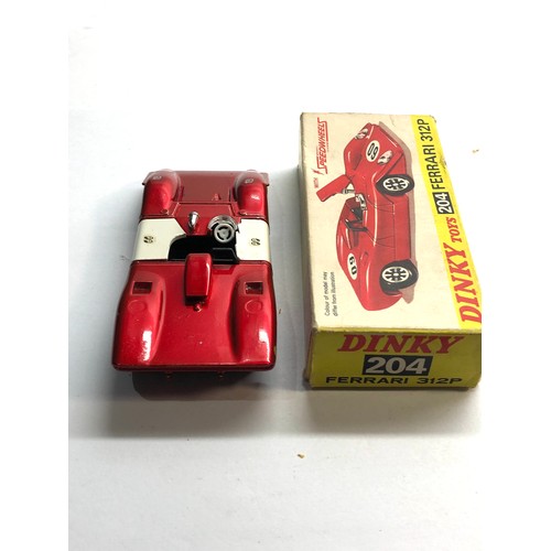 446 - Dinky 204 Ferrari 312P in original box please see images for condition