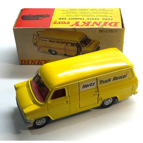 449 - Dinky 407 Ford Hertz transit van original boxed please see images for condition