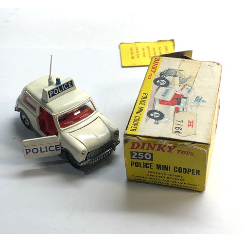 450 - Dinky 250 police Mini Cooper original boxed please see images for condition