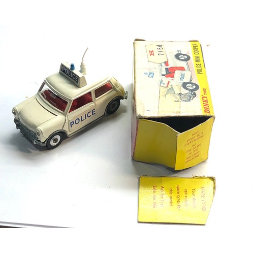 450 - Dinky 250 police Mini Cooper original boxed please see images for condition