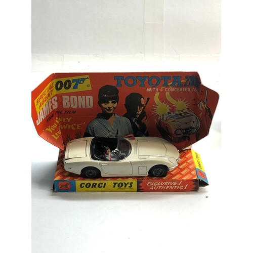 451 - Corgi 336 Toys James Bond 007 Toyota 2000 GT original box please see images for condition