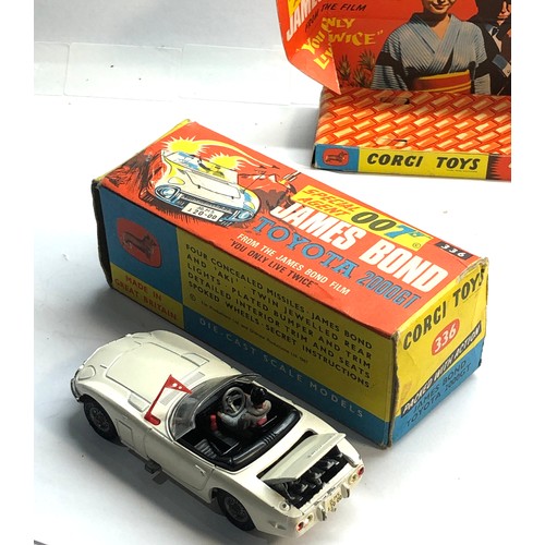 451 - Corgi 336 Toys James Bond 007 Toyota 2000 GT original box please see images for condition