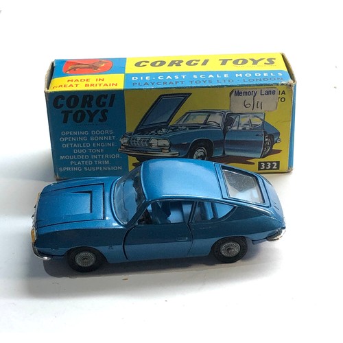 453 - Corgi 332 Lancia Fulvia original box please see images for condition