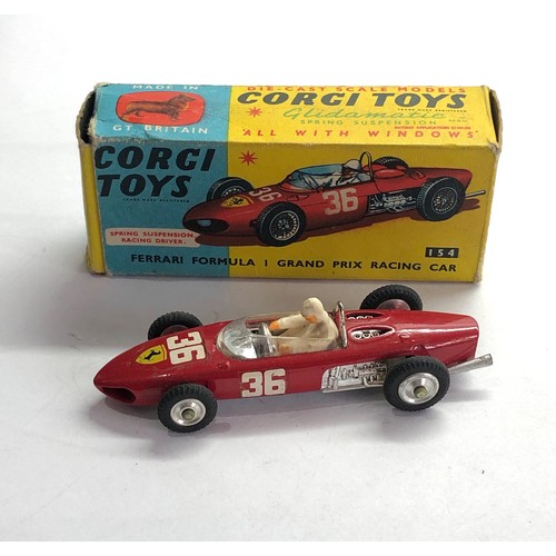 442 - Corgi 154 Ferrari formula 1 grand prix racing car in original box please see images for details