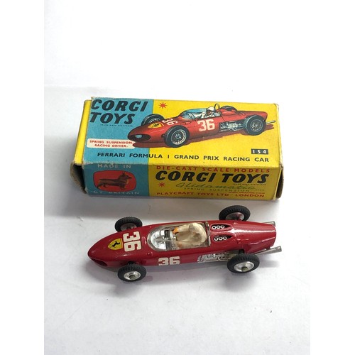 442 - Corgi 154 Ferrari formula 1 grand prix racing car in original box please see images for details