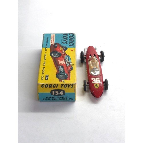 442 - Corgi 154 Ferrari formula 1 grand prix racing car in original box please see images for details