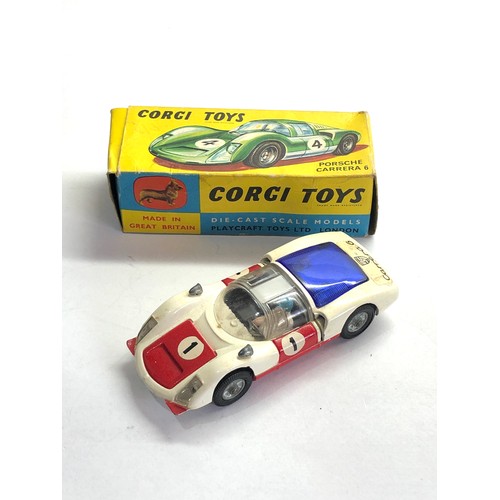 443 - Corgi 330 Porsche Carrera 6 in original box please see images for details