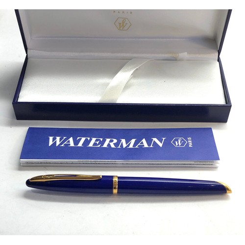 430 - 18ct gold nib Waterman Paris fountain pen boxed please see images for details