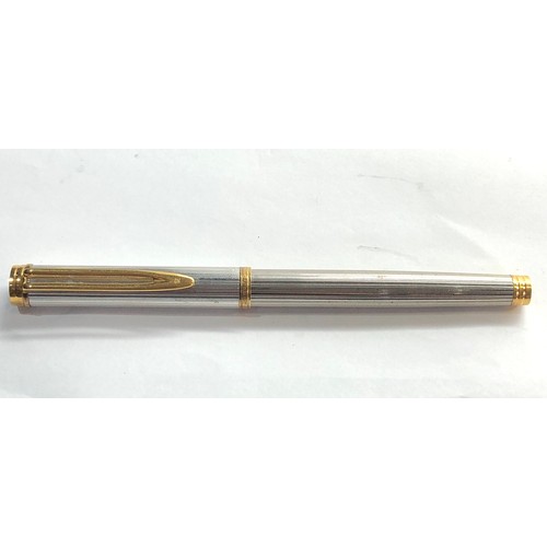 433 - Waterman sterling silver fountain pen 18ct  gold nib french silver hallmark to case please see image... 