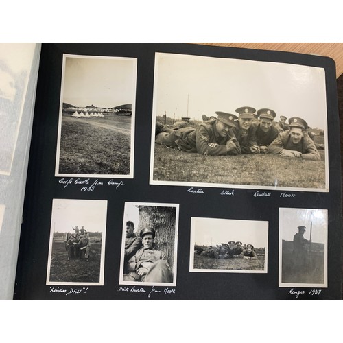 361A - Military Photograph album of UK, includes military  photos, military scenes etc please see images