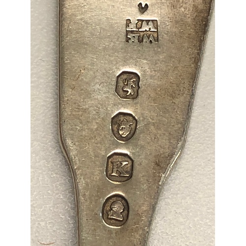 417 - Pair Georgian silver ladles, approximate total weight 121g, London silver hallmarks