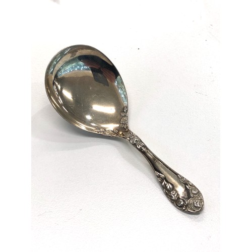 25 - Vintage silver tea caddy spoon