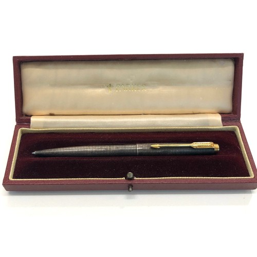 438 - Sterling silver parker pen boxed