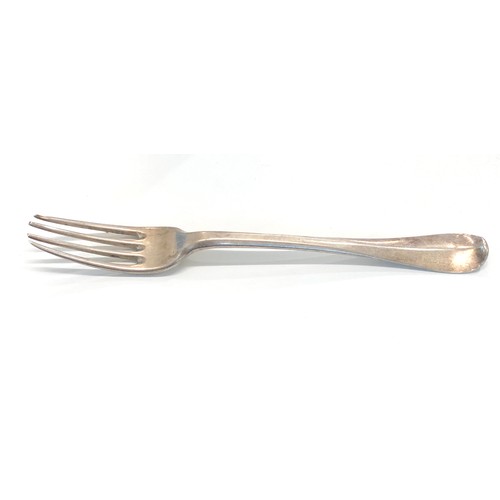 78 - Early dutch silver table fork weight 67g