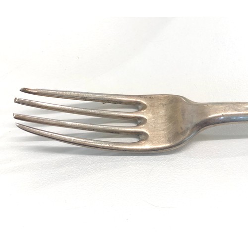 78 - Early dutch silver table fork weight 67g