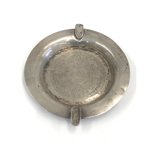 86 - Vintage silver ash tray hallmarked 900 measures approx 15cm dia weight 243g