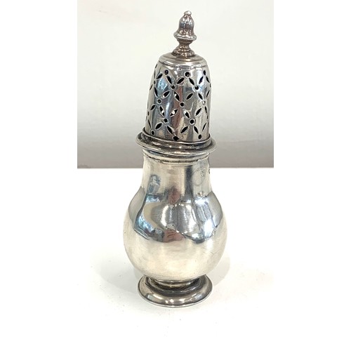 111 - Early 18th century Irish silver caster, approximate height cm, approximate weight: 92g