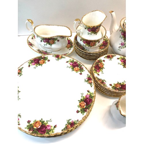 117 - Large selection of Royal Albert includes tea service, breakfast bowls dinner plates etc approx 38 pi... 