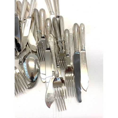 48 - Large selection of vintage Mapin and Webb cutlery, over all good condition