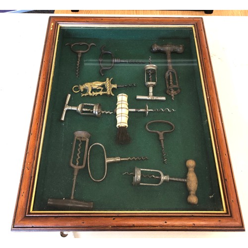 68 - Cased set of antique vintage corkscrews please see images for details