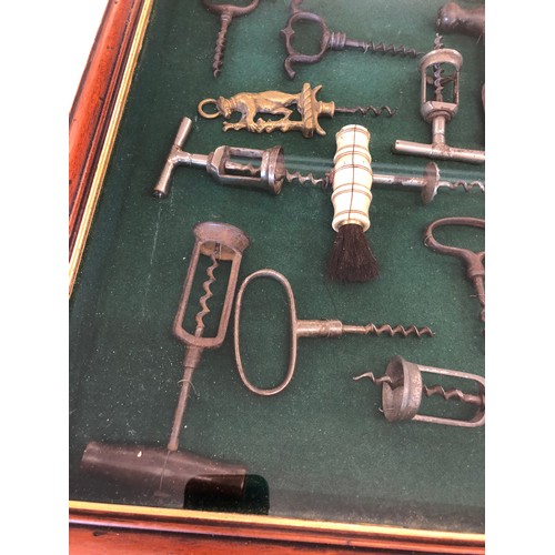 68 - Cased set of antique vintage corkscrews please see images for details