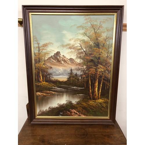 73 - Framed oil painting