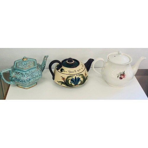 65 - Selection various makers teapots, to include Arthur Woods, Price,  Long park, all in good overall co... 