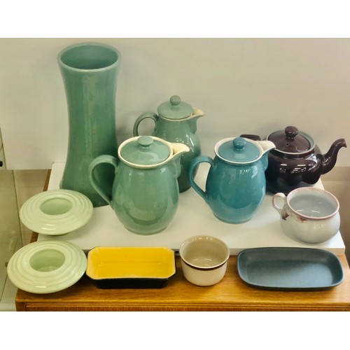 72 - Selection of various Denby ware pieces, all in overall good condition