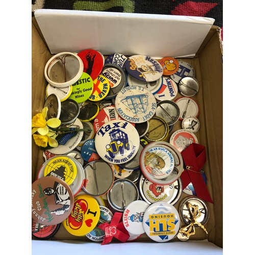 143 - Collection of pin badges