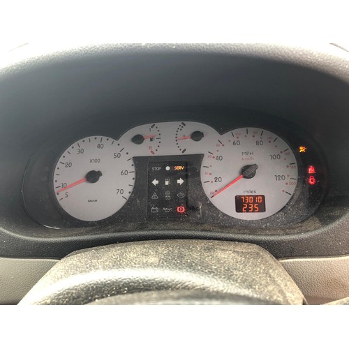 101a - Renault Kangoo Expression 16v, wheelchair adapted, no current MOT, fault with airbag, Petrol, regist... 