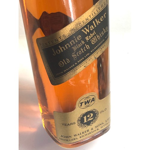 415 - Very rare un-used TWA trans air airlines bottle of Johnnie walker whisky in good original condition