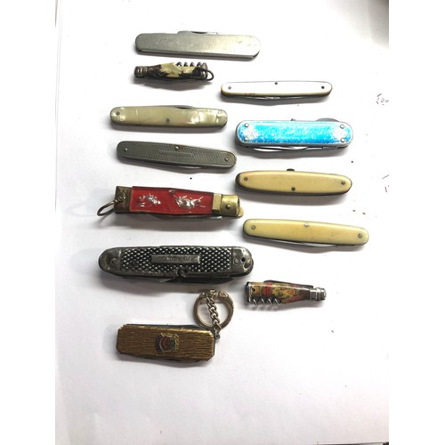 440 - Collection of vintage pocket pen knives