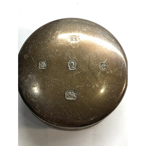 45 - Vintage silver paperweight measure approx 8.5cm dia 3.6cm high