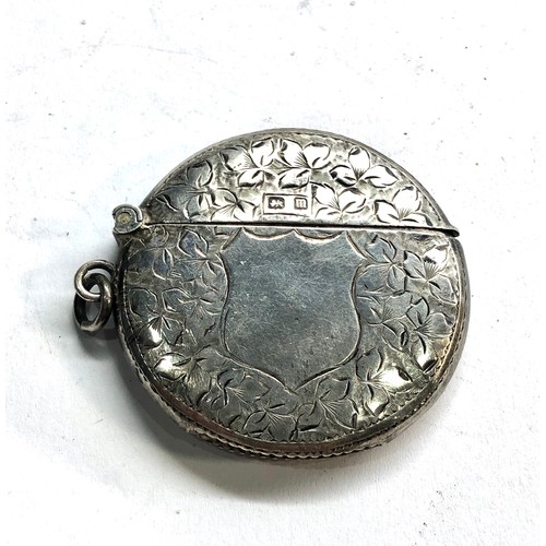 62 - Antique silver vesta / match striker