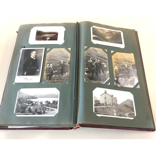 419 - 2 antique postcard albums large collection of postcards includes real photo etc please see images fo... 